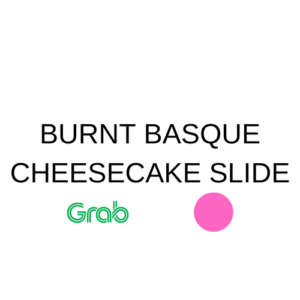 BURNT BASQUE CHEESECAKE SLICE