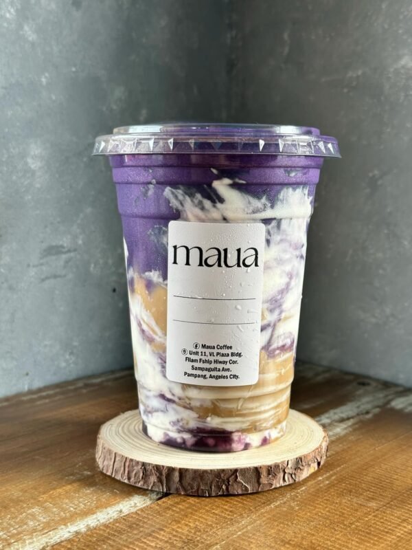 Ube Cream Cheese Latte